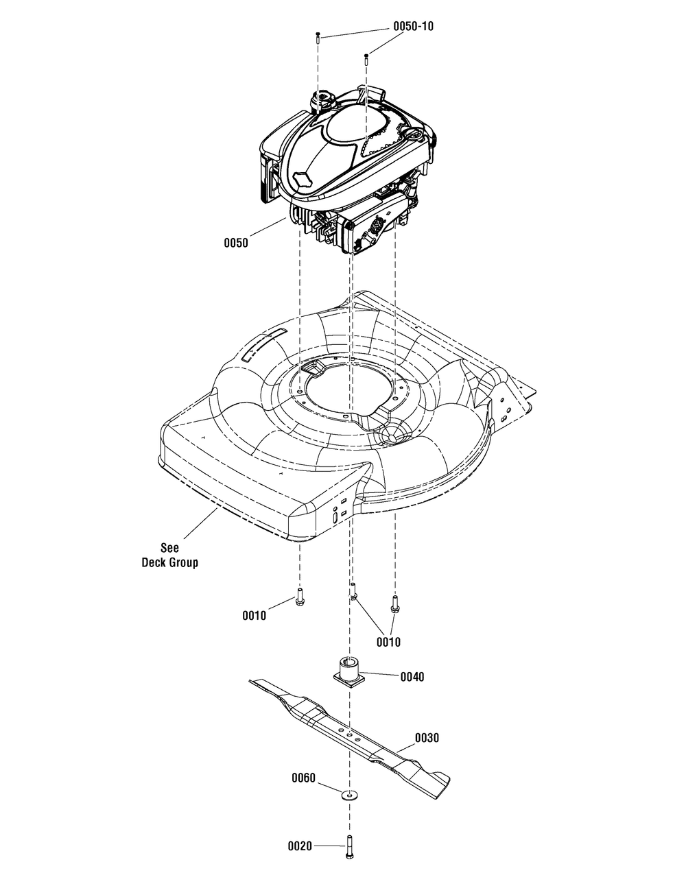 Engine Group (7502893) Diagram and Parts List for 7800891-BT22675FC 2012 Briggs and Stratton Lawn Mower
